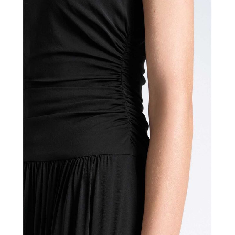 Cue Stretch Viscose Gathered Midi Dress image number 6